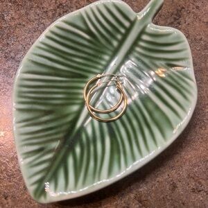 Small 14k gold hoops